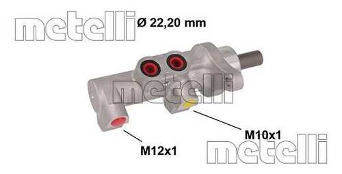 Главный тормозной цилиндр METELLI 05-0847