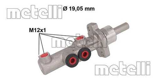 Главный тормозной цилиндр METELLI 05-0882