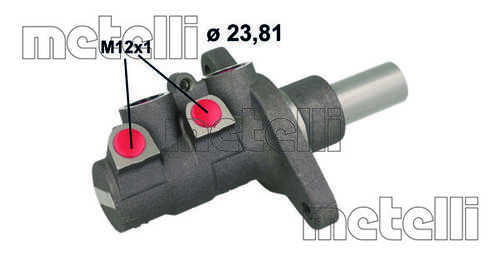 Главный тормозной цилиндр METELLI 05-1120