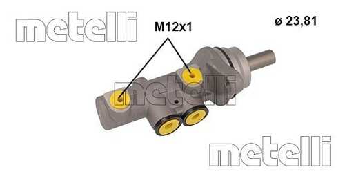 Главный тормозной цилиндр METELLI 05-1142