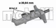 05-0593 METELLI Главный тормозной цилиндр