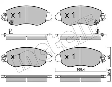 22-0320-0 METELLI Тормозные колодки