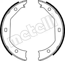 53-0017 METELLI Комплект тормозных колодок, стояночная тормозная система