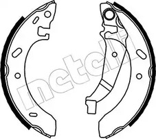 53-0030 METELLI Комплект тормозных колодок