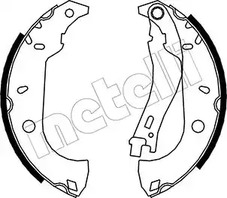 Комплект тормозных колодок METELLI 53-0067