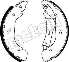 53-0134 METELLI Комплект тормозных колодок