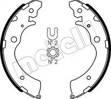 53-0154 METELLI Комплект тормозных колодок