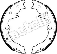 Колодки тормозные METELLI 53-0228