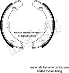 53-0241 METELLI Колодки тормозные барабанные