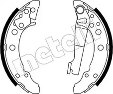 53-0465 METELLI Колодки тормозные барабанные