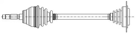 Полуось METELLI 17-0241