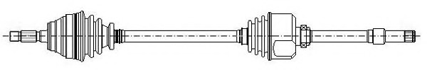 Полуось METELLI 17-0079