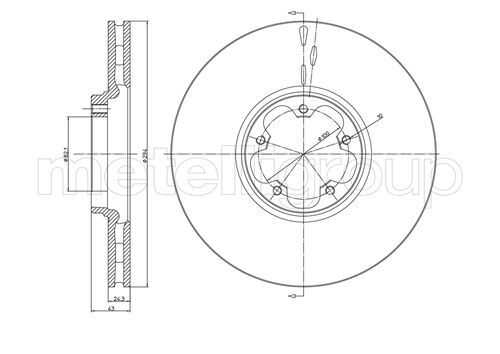 23-0702 METELLI Тормозные диски