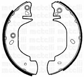 53-0126 METELLI Комплект тормозных колодок