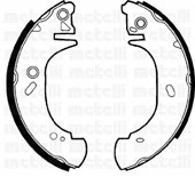Колодки тормозные барабанные METELLI 53-0123