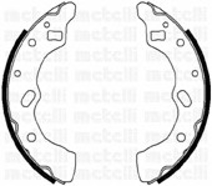 Комплект тормозных колодок METELLI 53-0211
