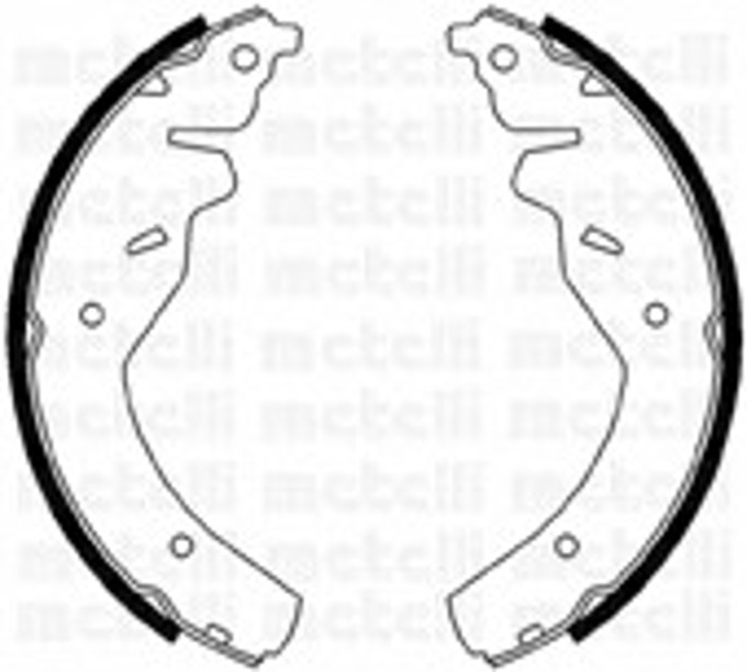 53-0215 METELLI Комплект тормозных колодок