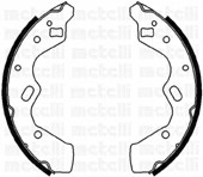Комплект тормозных колодок METELLI 53-0219