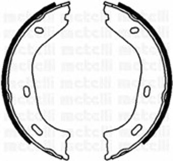 Колодки тормозные барабанные METELLI 53-0232