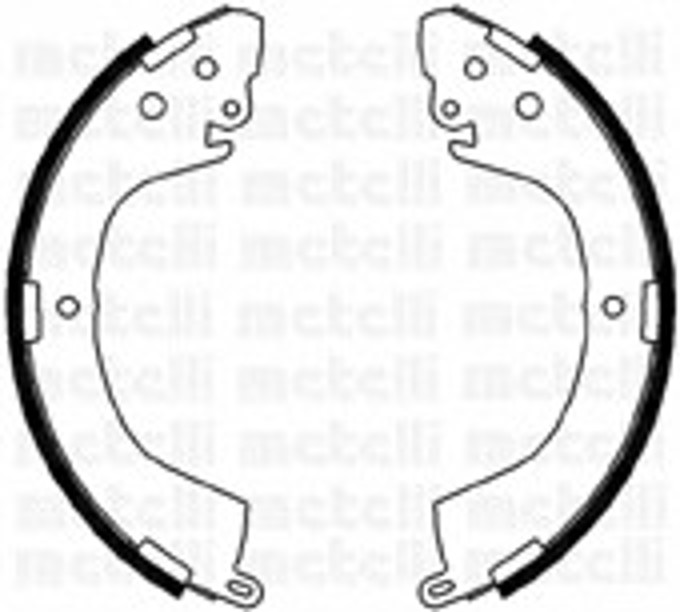 Комплект тормозных колодок METELLI 53-0260