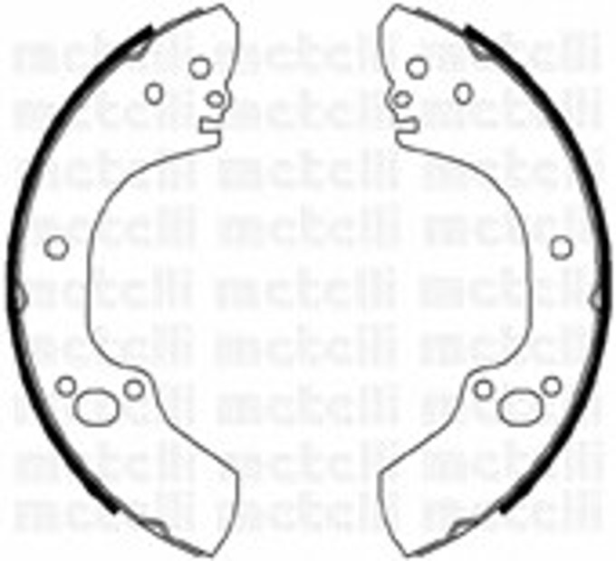 Комплект тормозных колодок METELLI 53-0312