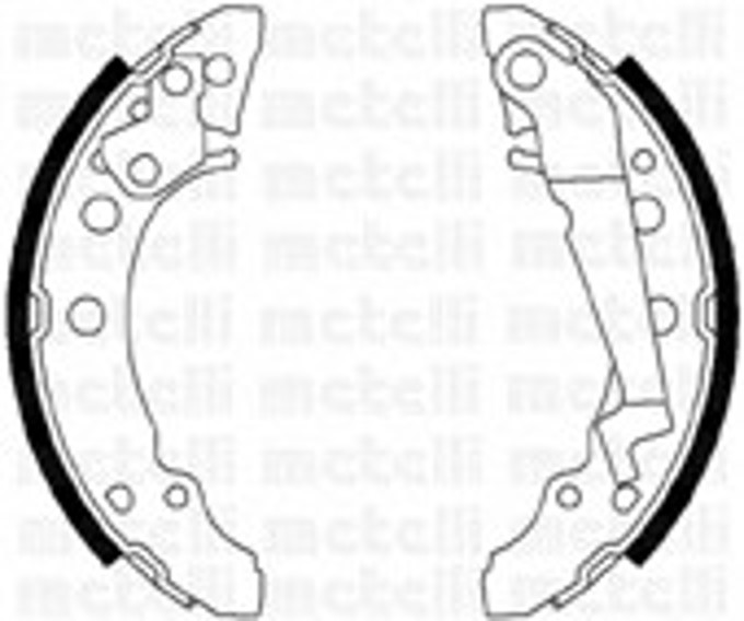 Комплект тормозных колодок METELLI 53-0470