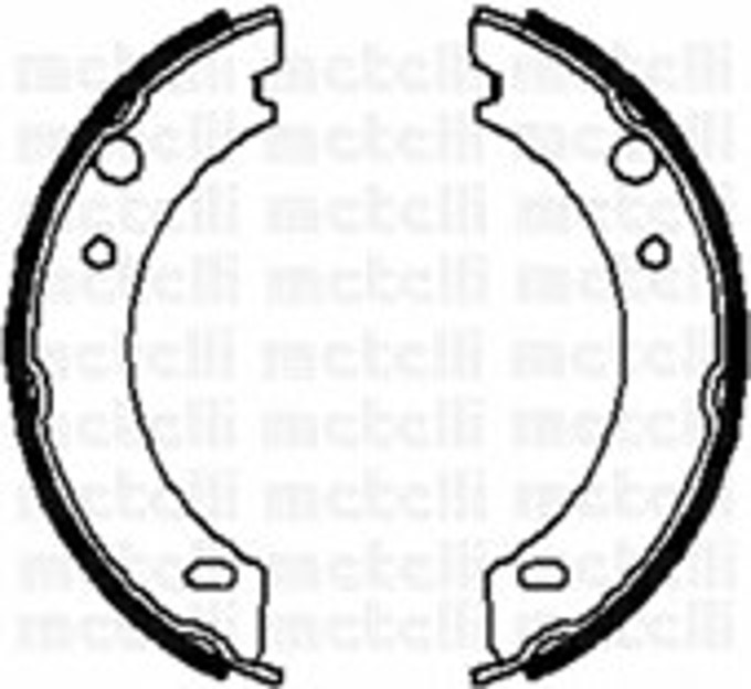 Колодки тормозные барабанные METELLI 53-0477