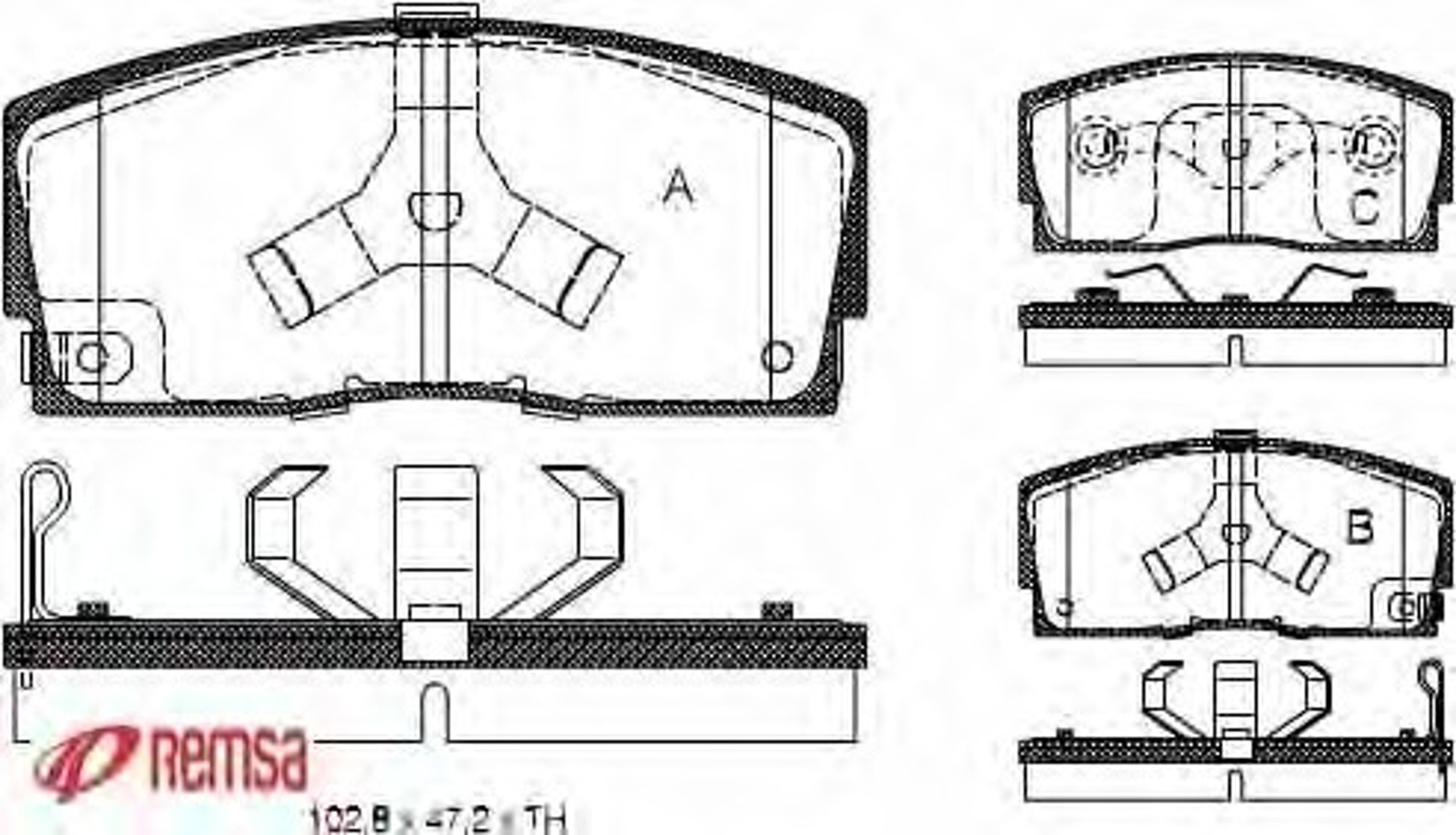 0254.12 METZGER Колодки тормозные дисковые