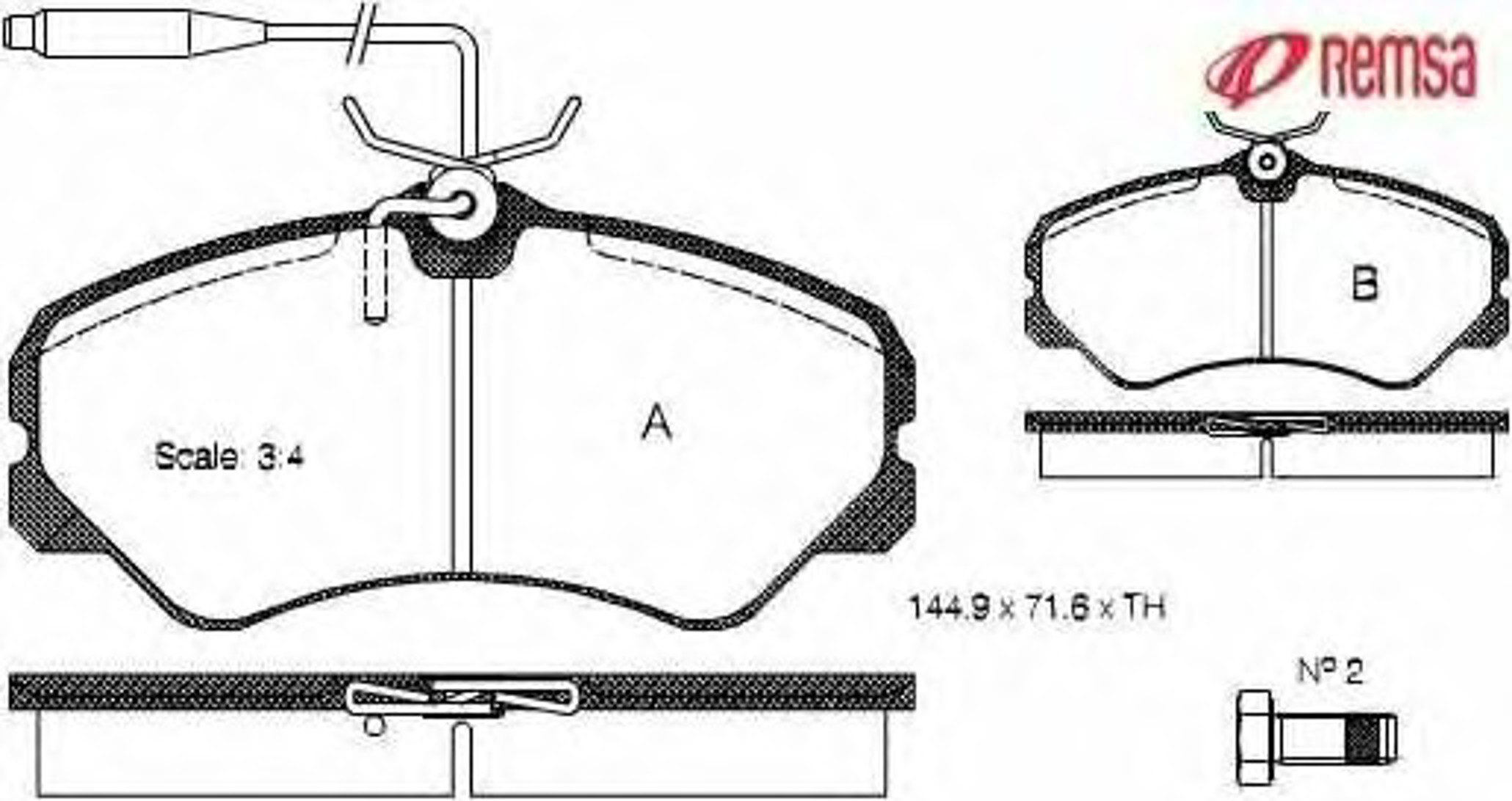 0261.02 METZGER Колодки тормозные дисковые