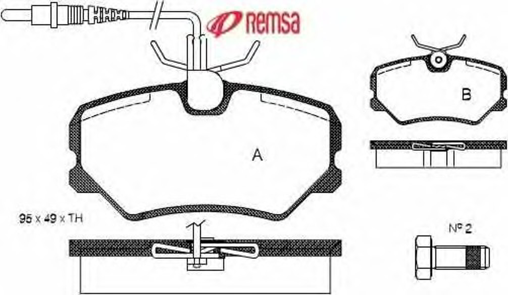 0262.02 METZGER Колодки тормозные дисковые