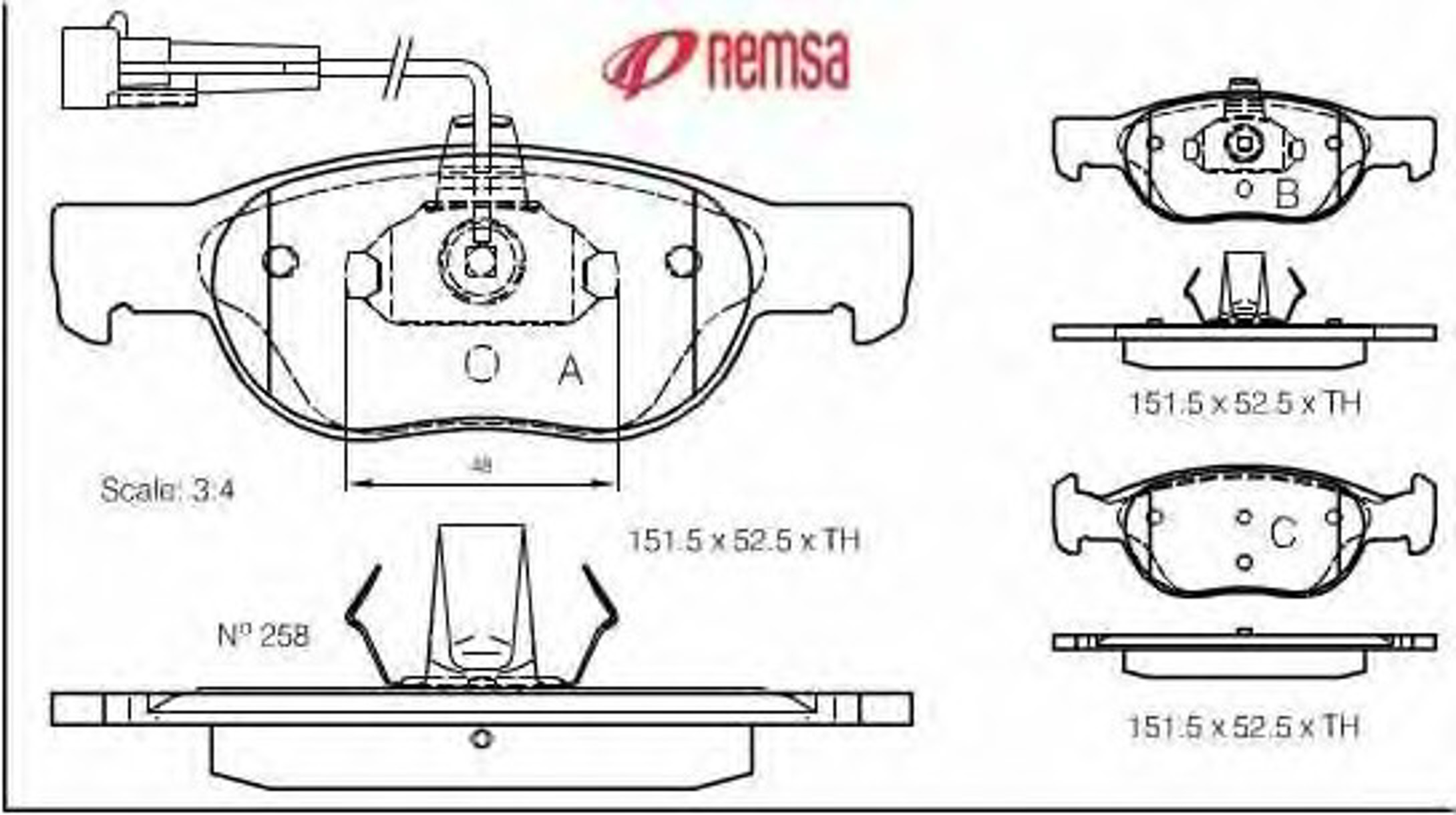 0588.11 METZGER Колодки тормозные дисковые