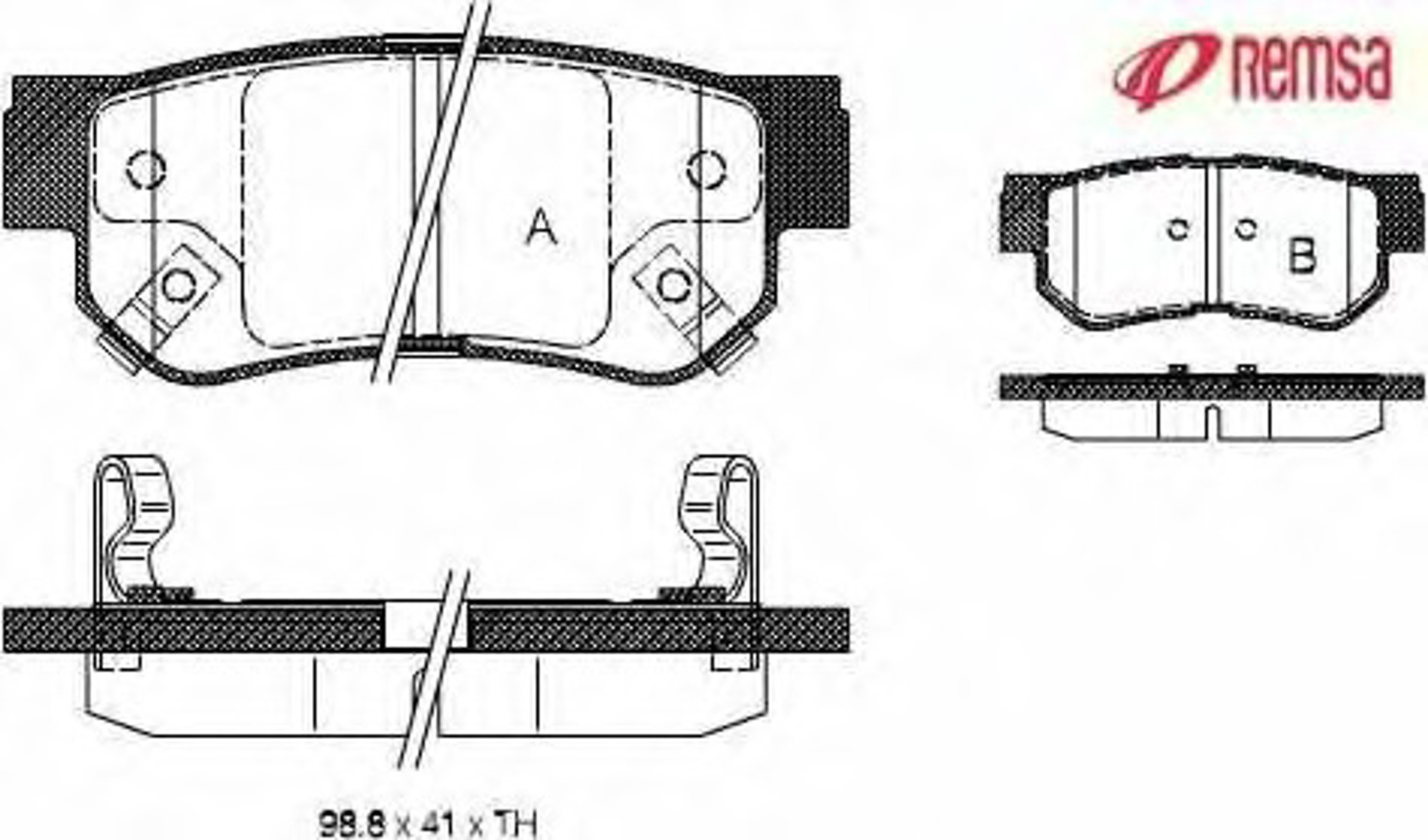 0746.02 METZGER Колодки тормозные дисковые