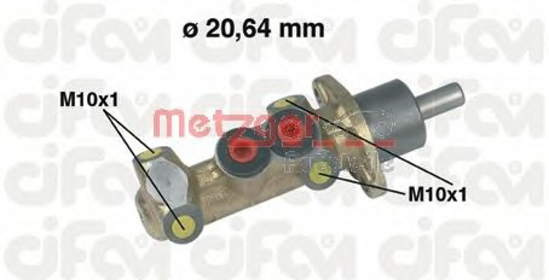 Цилиндр тормозной главный METZGER 202-044