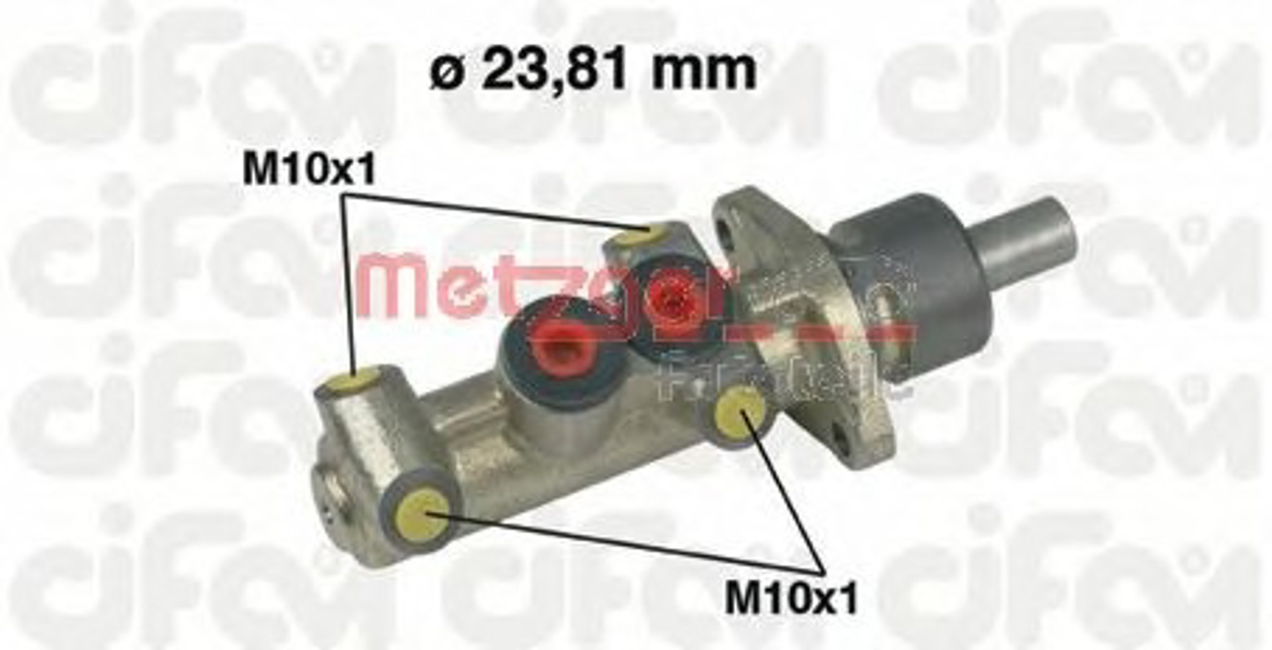 Цилиндр тормозной главный METZGER 202-222