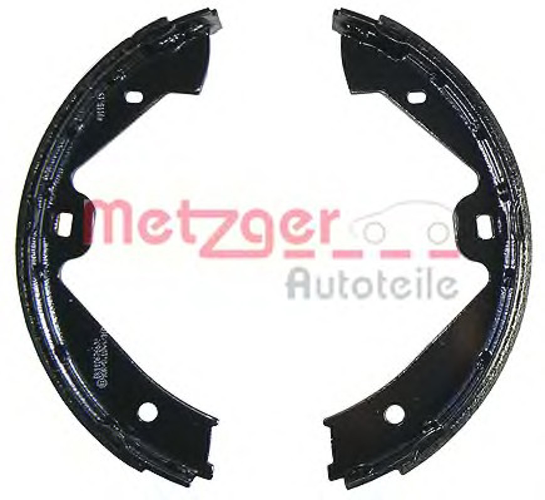 Комплект тормозных колодок стояночная тормозная система METZGER MG 122