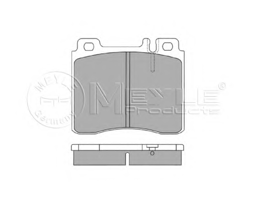 Колодки тормозные дисковые /комплект 4 шт MEYLE 025 213 0318
