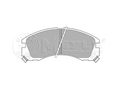 025 213 6315/W MEYLE Колодки тормозные дисковые /комплект 4 шт