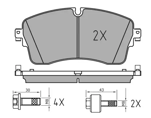 Комплект тормозных колодок дисковый тормоз meyle-pd advanced performance and design.