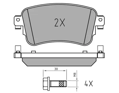 025 225 8818/pd колодки дисковые передние MEYLE 025 225 8818/PD