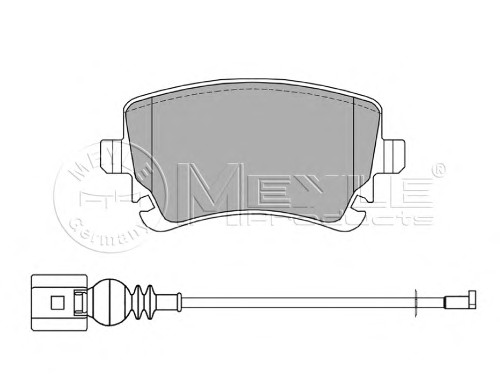 Тормозные колодки MEYLE 025 233 2617/W