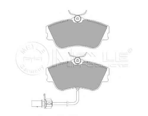025 234 4519/W MEYLE Колодки тормозные дисковые /комплект 4 шт