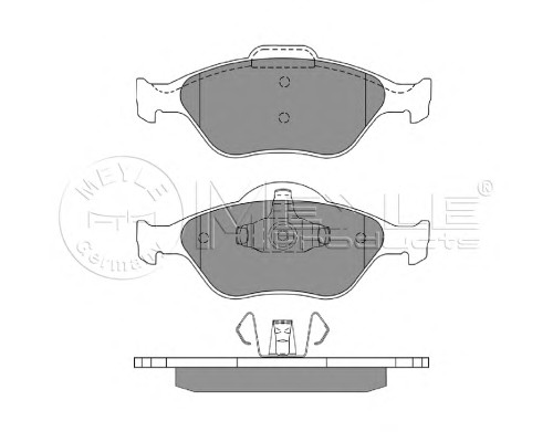 025 236 0418 MEYLE Тормозные колодки