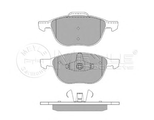 025 237 2318 MEYLE Тормозные колодки