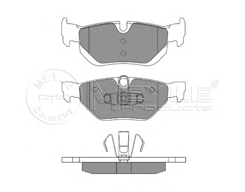 Тормозные колодки MEYLE 025 239 2617