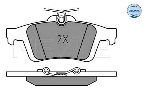 025 241 3717 MEYLE 025 241 3717_колодки дисковые задние!\ Saab 9-3, Opel Vectra, Ford Focus 1.4-3.2 02>