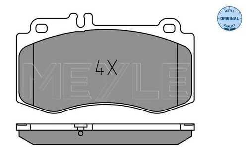 Тормозные колодки дисковые mb e-classw213 12- перед. компл MEYLE 025 249 7618