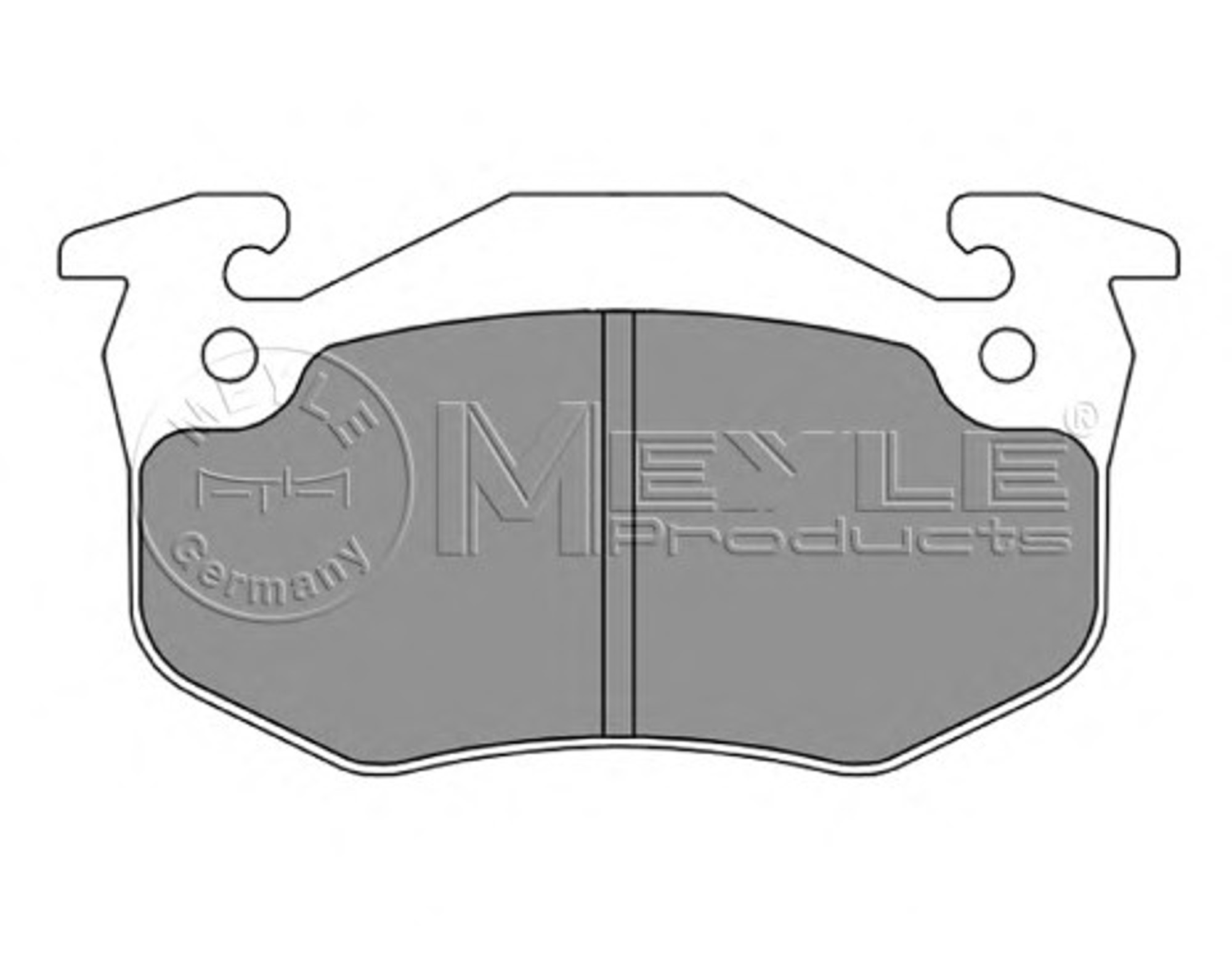 Колодки тормозные дисковые MEYLE 025 206 3415