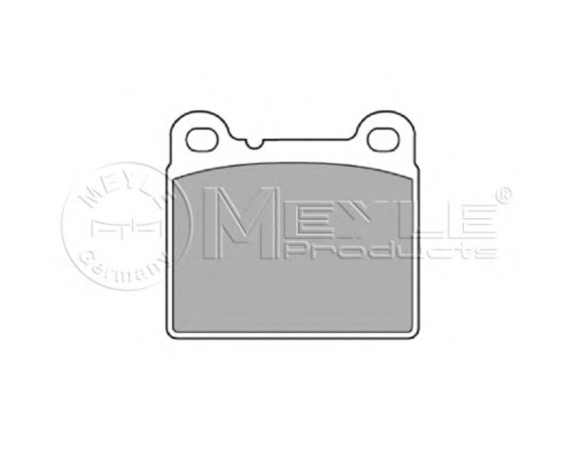 Колодки тормозные дисковые MEYLE 025 207 5514