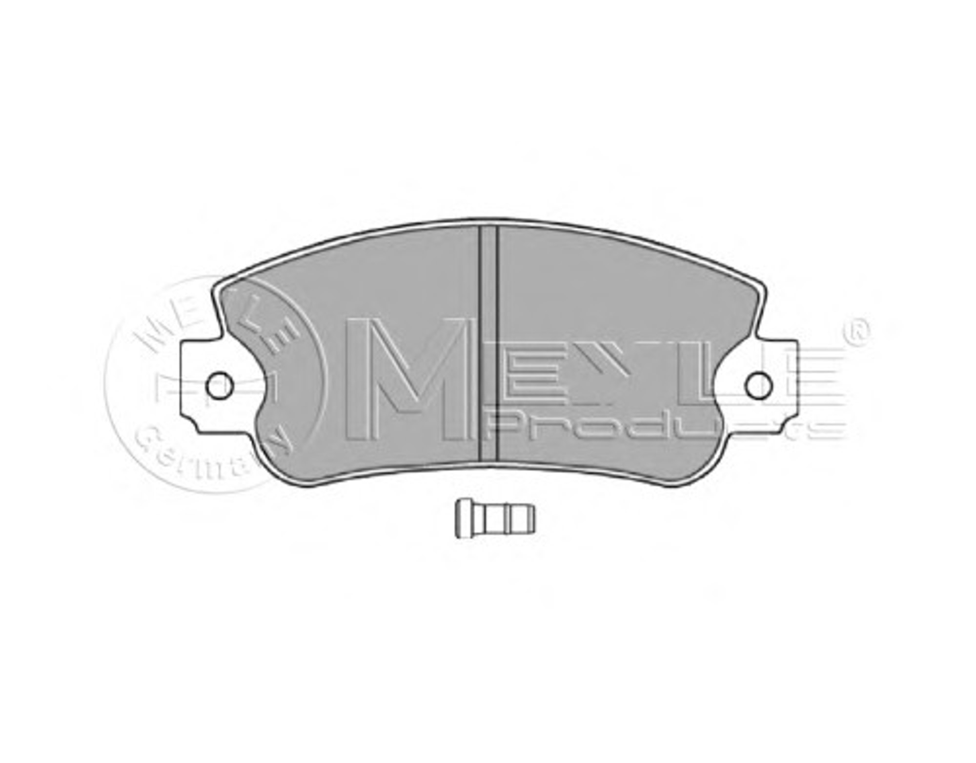 Колодки тормозные дисковые MEYLE 025 209 5018/W