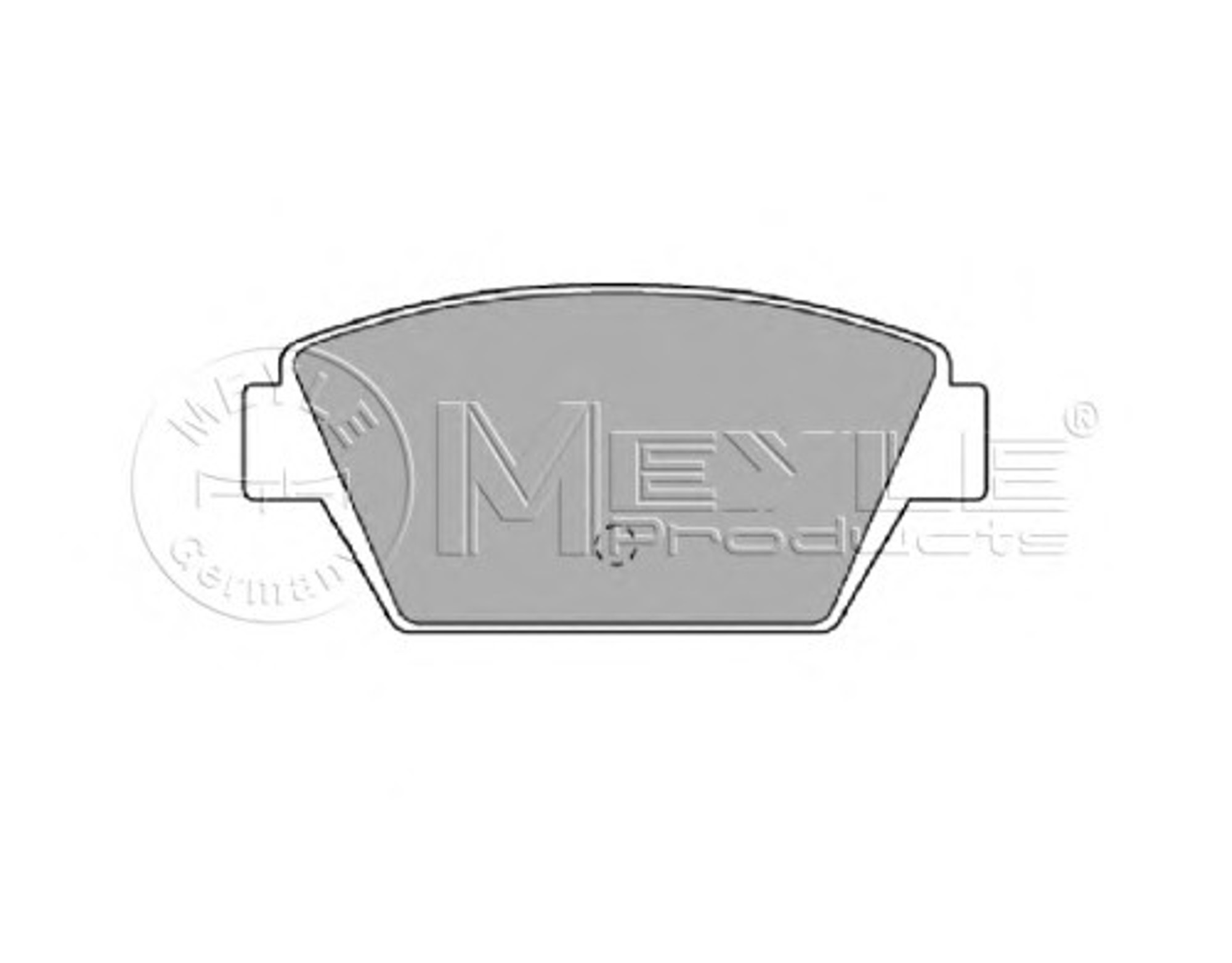 Колодки тормозные дисковые MEYLE 025 211 2514